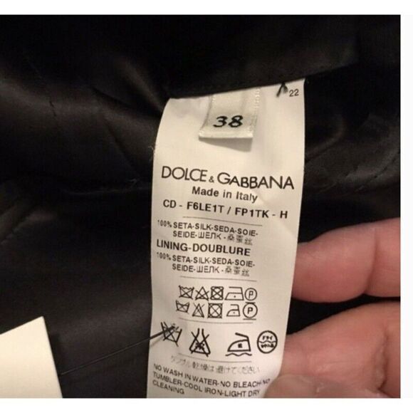 NWOT Dolce&gabbana Roman Floral Print Dress Size 38 - Picture 7 of 9